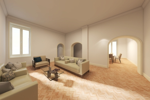 11 Piantina Cavour per progetto Immobiliare Living Room-3